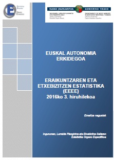  Eraikuntzari eta Etxebizitzari buruzko Estatistikaren emaitzen txostenaren azala