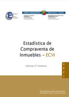  Portada del informe de Compraventa de Inmuebles del 4&ordm; trimestre de 2021