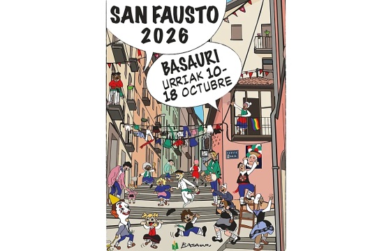 Programa Fiestas San Fausto 2026 en Basauri
