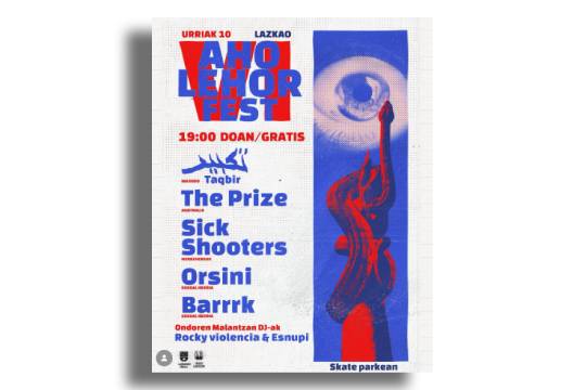 Aho Lehor Fest 2026: Taqbir + The Prize + Sick Shooters + Orsini + Barrrk — irudia 3