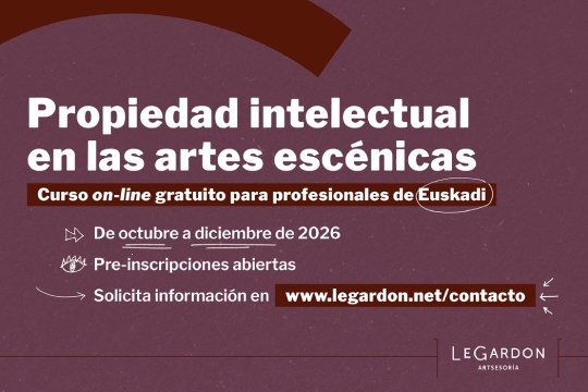"Curso gratuito para profesionales de las artes escénicas de Euskadi" — imagen 2