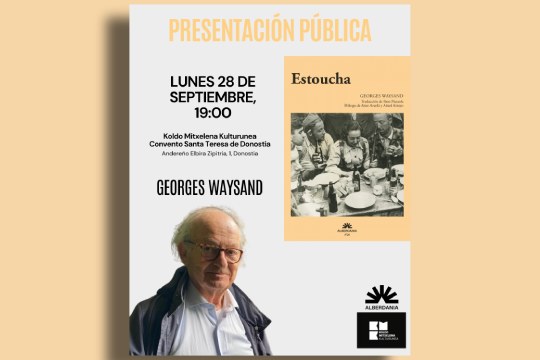 Liburu-aurkezpena: "ESTOCUHA" (GEORGES WAYSAND)
