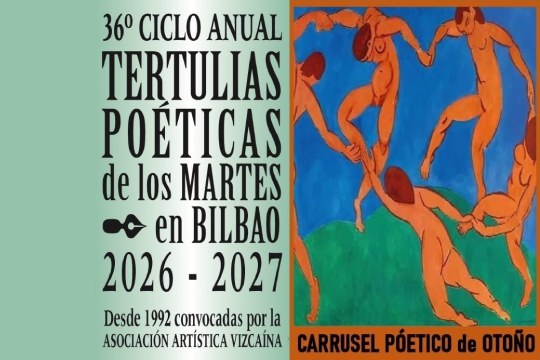 "'Carrusel Poético de Otoño' en la Jornada 1.185 de las Tertulias Poéticas de los Martes en Bilbao"