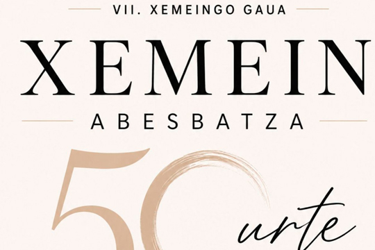 Xemein Eguna: Xemein Abesbatza (50. urteurrena)