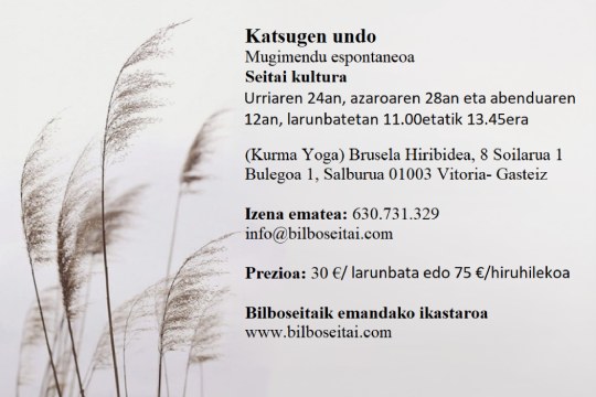 "Seitai Kultura, Katsugen undo eta Eskema Osei" — irudia 2