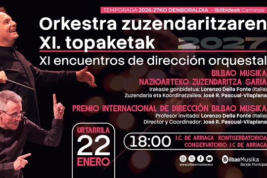 Banda Municipal de Música de Bilbao: Concierto de clausura de los XI Encuentros de Dirección Orquestal