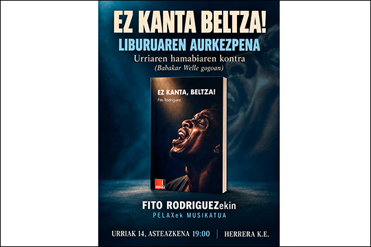 Presentación del libro: "No cantes negro!". Con Fito Rodriguez, musicalizado por Pelax