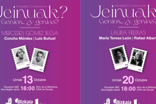 Ciclo "Genios… ¿Y genias?" 2026: "María Teresa León y Rafael Alberti"