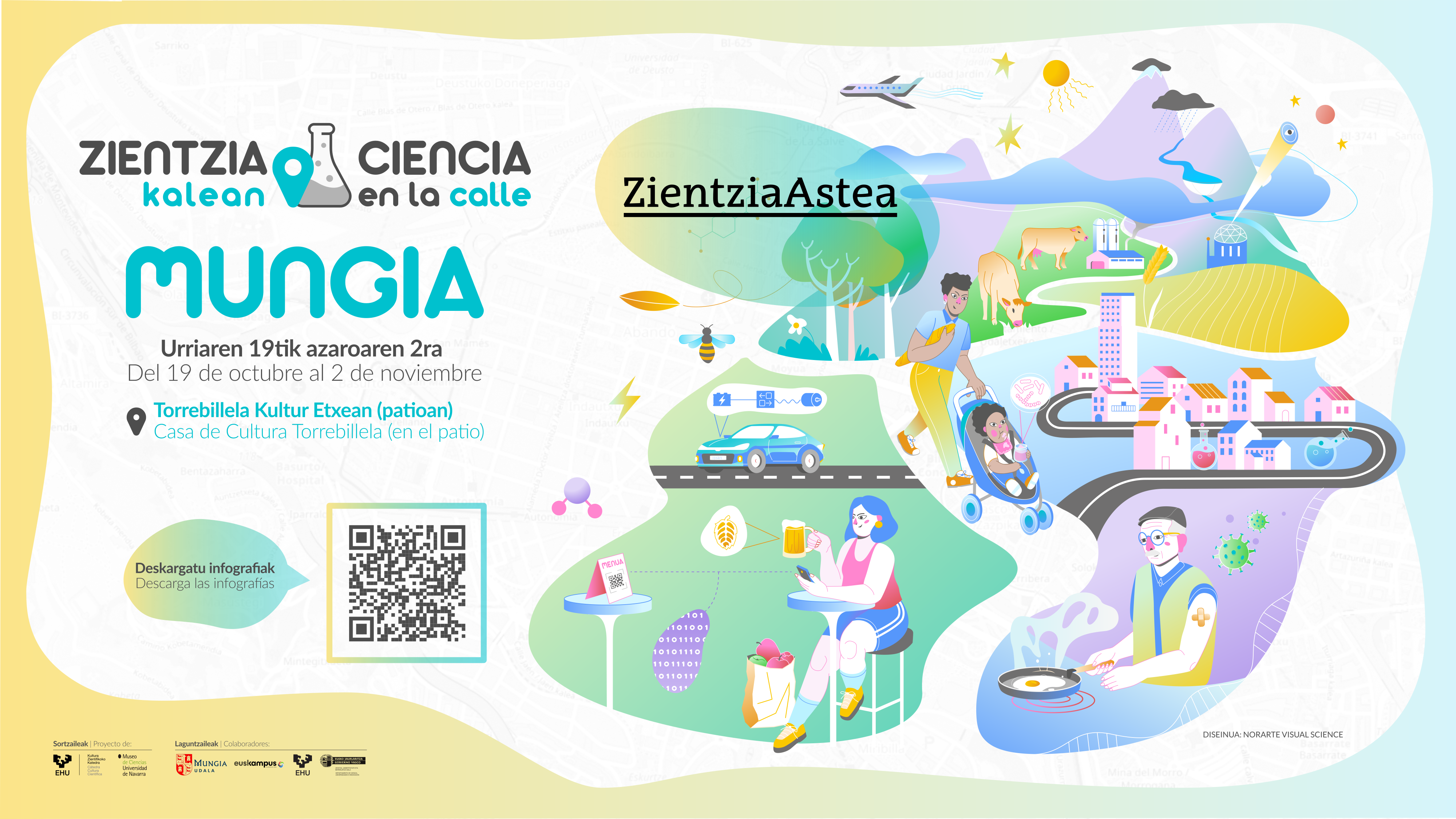 Exposición "Ciencia en la calle" en Mungia