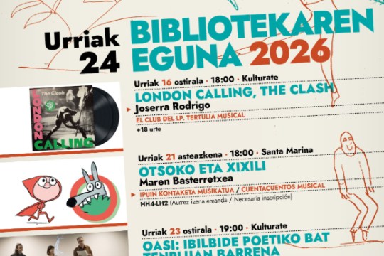 Día Internacional de las Bibliotecas 2026: Arrasate-Mondragón