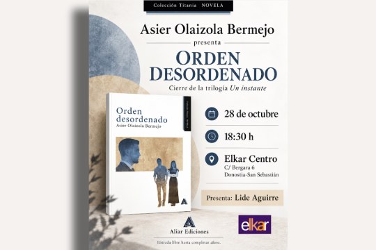 Presentación de libro: "Orden desordenado" (Asier Olaizola Bermejo)