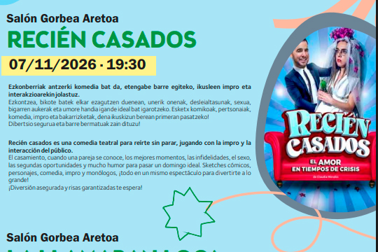 Ortuellan Kulturaz Blai 2026: "Recién casados"