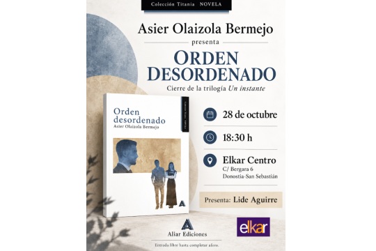 Presentación del libro "Orden desordenado" de Asier Olaizola