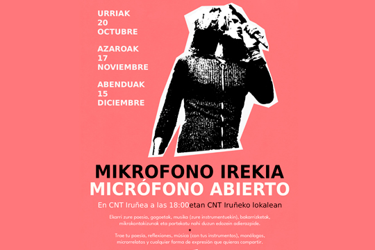 Ciclo de otoño de micrófono abierto