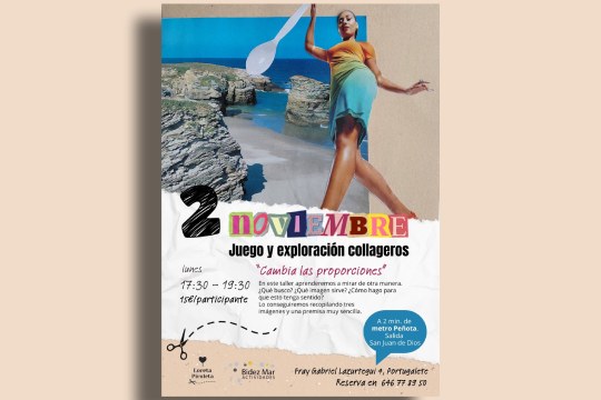 "Juego y exploración collageros 'Cambia las proporciones' "