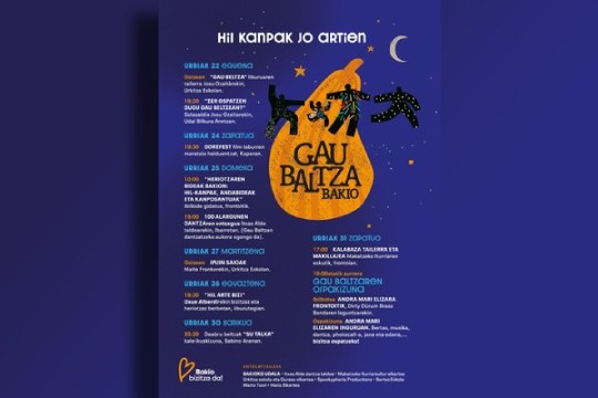 Programa Gau Beltza 2026 en Bakio
