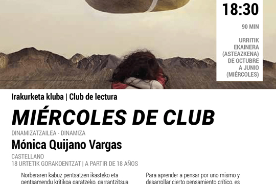 Club de lectura "Miércoles de club": "Los recuerdos del porvenir"