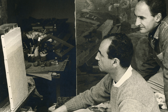 "ASOMAR AL HORIZONTE. Hermanos Chillida, Eduardo y Gonzalo en Zabalaga"